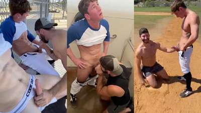 Double Dick in the Dugout