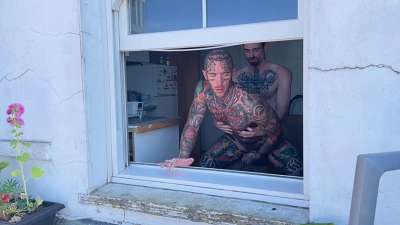 Hoping the neighbours get distracted by my mates tattoos while i eat his hole – InkedBrln, Malorie Likes