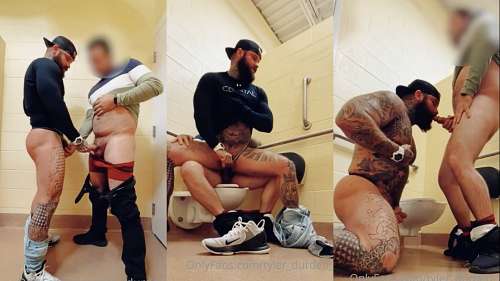 Tyler cruising in public toilet 2