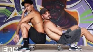 Ray Loaded on his skateboard – Diego Sphynx & Ray Crosswell